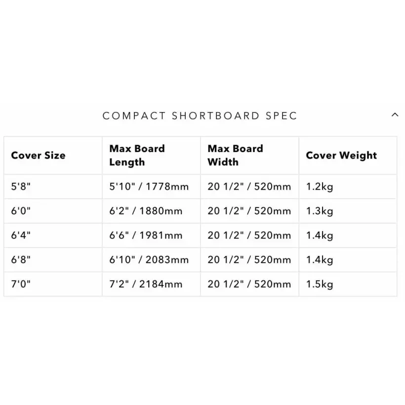 boardbag Ocean & earth Compact Day Shortboard