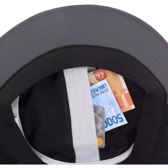 Sombrero Ocean & Earth Indo Surf hat Stiff Peak Grey