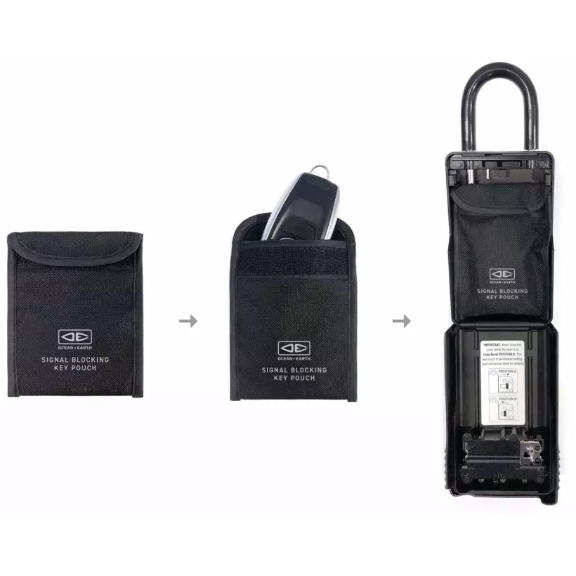 Ocean & Earth Frequentie-onderdrukkende hoes Signal Blocking Pouch