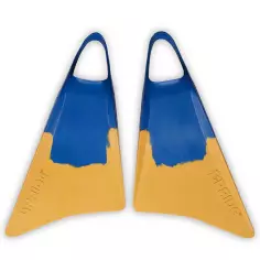 Pé de pato bodyboard Pride Vulcan V1 Azul/Amarelo