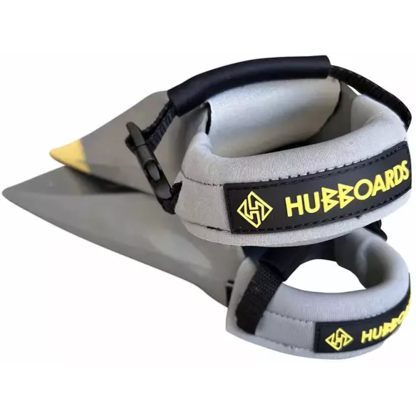 Fascetta blocca pinne Hubboards Deluxe Fin Tethers Grey