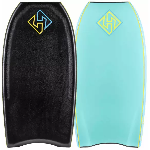 Prancha de bodyboard Hubboards Hubb Edition PP Pro Black/Turquoise Prancha de bodyboard Hubboards Hubb Edition PP Pro Black/Turquoise