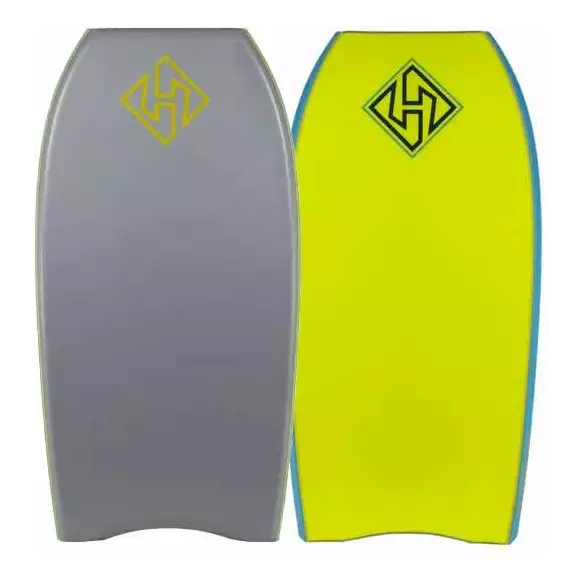 Prancha de bodyboard Hubboards Hubb Firestarter PE Grey/Fluro Yellow