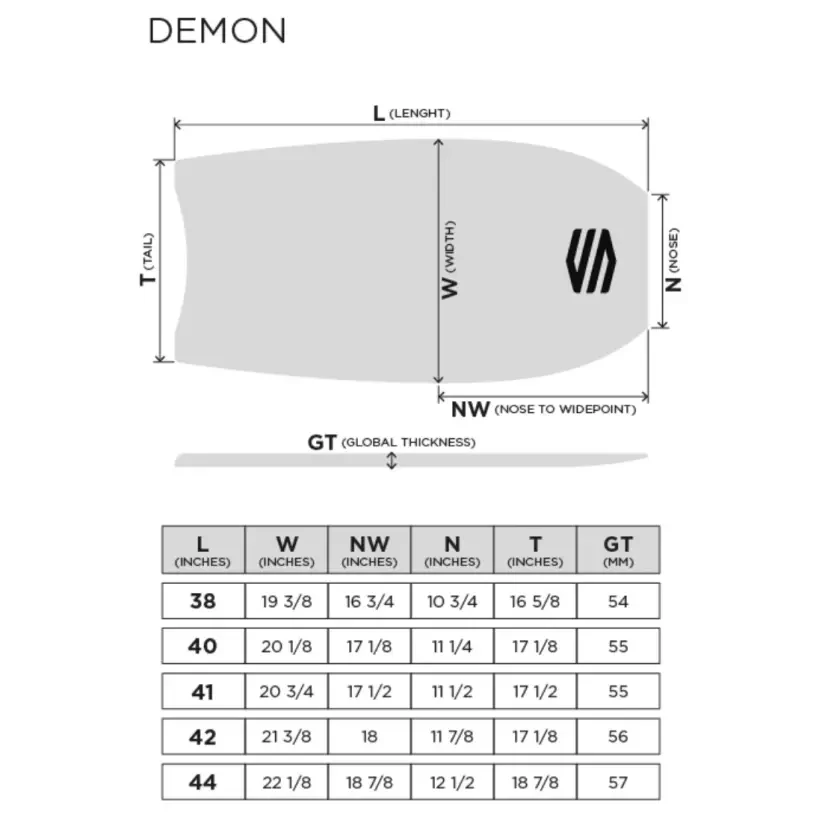 Prancha de Bodyboard Sniper Demon PE
