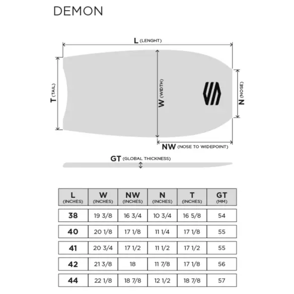 Prancha de Bodyboard Sniper Demon PE