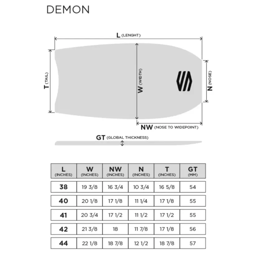 Planche de Bodyboard Sniper Demon PE