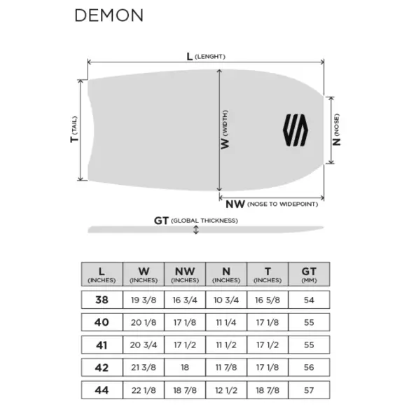 Planche de Bodyboard Sniper Demon PE