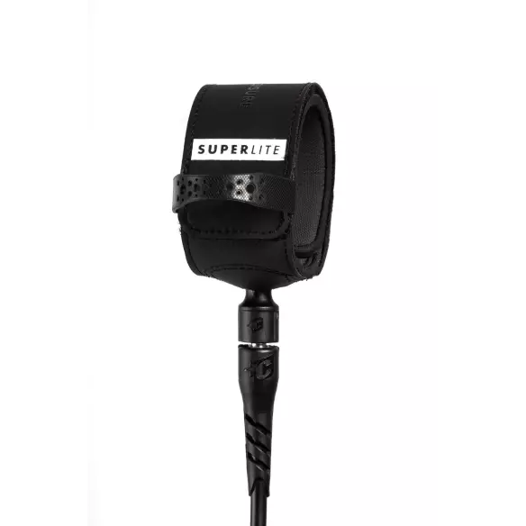 Leash da surf Creature SuperLite Comp Black Silver
