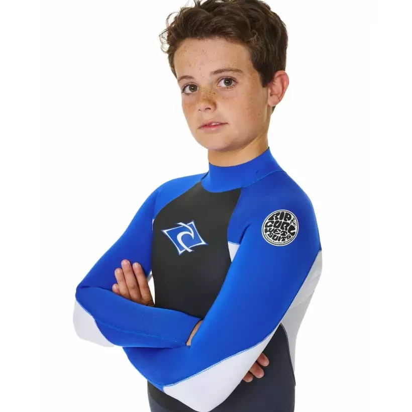 Wetsuit Rip Curl Omega 4/3mm Junior Blue