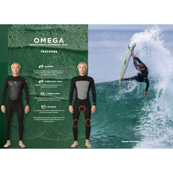 Neopreno Rip Curl Omega 4/3mm Neopreno Rip Curl Omega 4/3mm