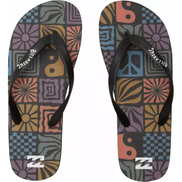 flip-flops Billabong All Day Impact Print Chestnut