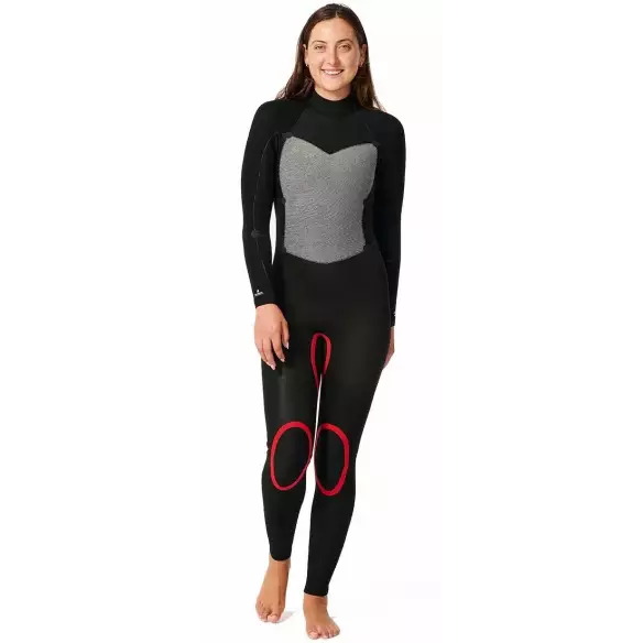 Combinaison femme Rip Curl Omega 4/3mm Black Combinaison femme Rip Curl Omega 4/3mm Black