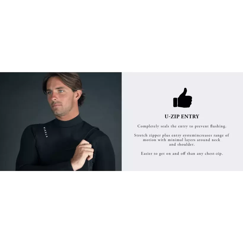 Neoprenanzug Vissla New Seas 4/3mm Black
