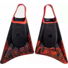 Pé de pato bodyboard Stealth S1 Black/Orange 2