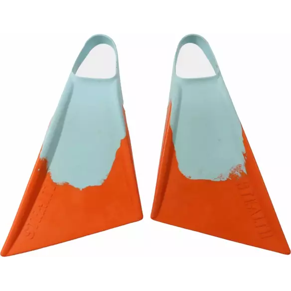 Flossen bodyboard Stealth S2 Super Soft Ice Blue/Papaya