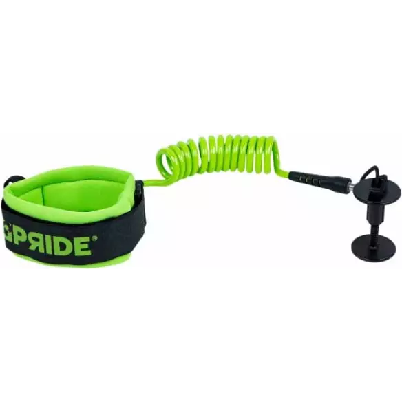 Leash  bodyboard Pride standard biceps Green
