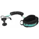 Leash de Bodyboard Pride Stretchfit biceps Ice Blue
