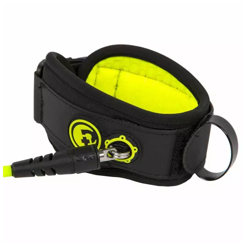 Leash Bodyboard Pride Stretchfit biceps Black/Fluro Yellow