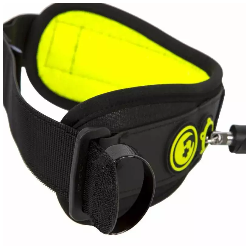Leash de Bodyboard Pride Stretchfit biceps Black/Fluro Yellow