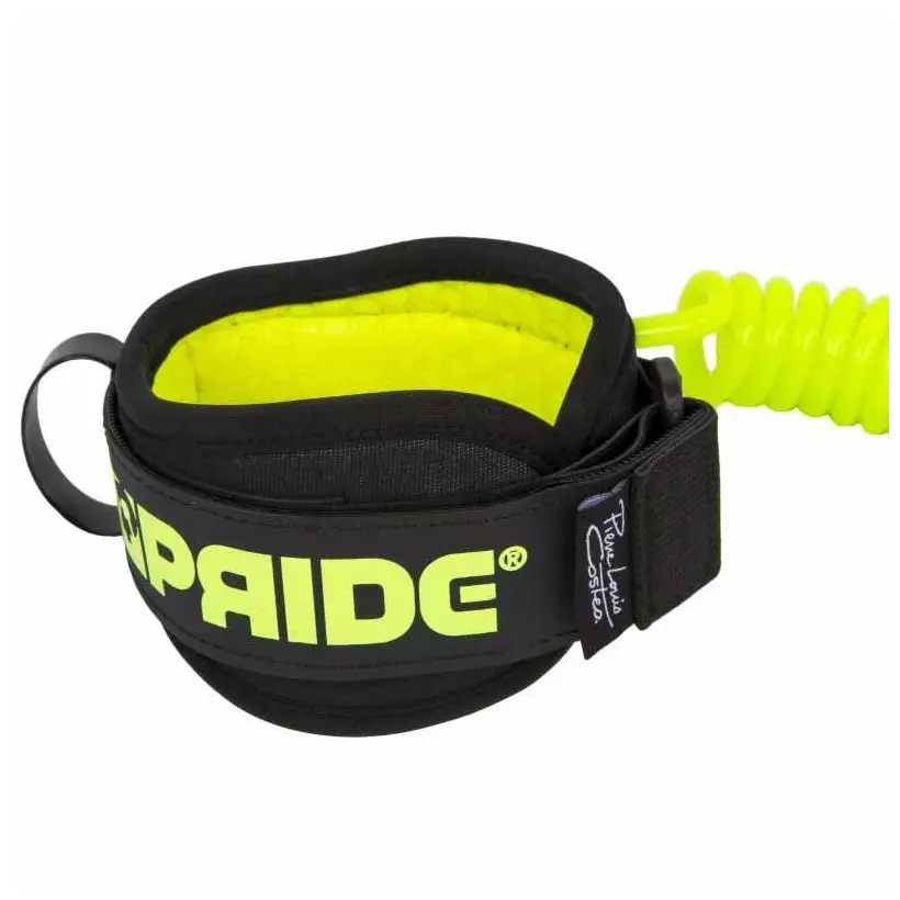 Leash für Bodyboard Pride Stretchfit biceps Black/Fluro Yellow