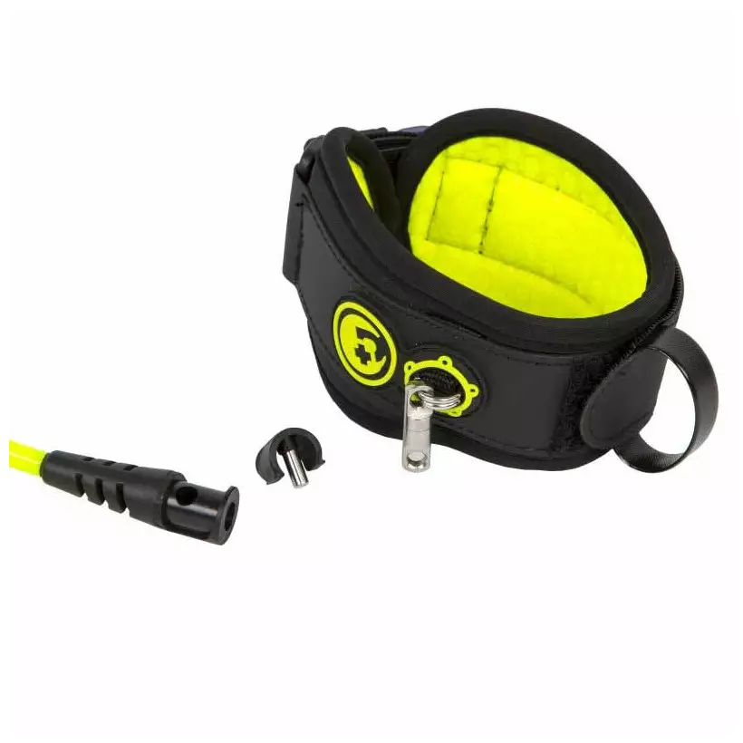 Leash für Bodyboard Pride Stretchfit biceps Black/Fluro Yellow