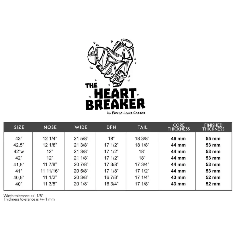 Bodyboard Pride Heartbreaker NRG+SNPP