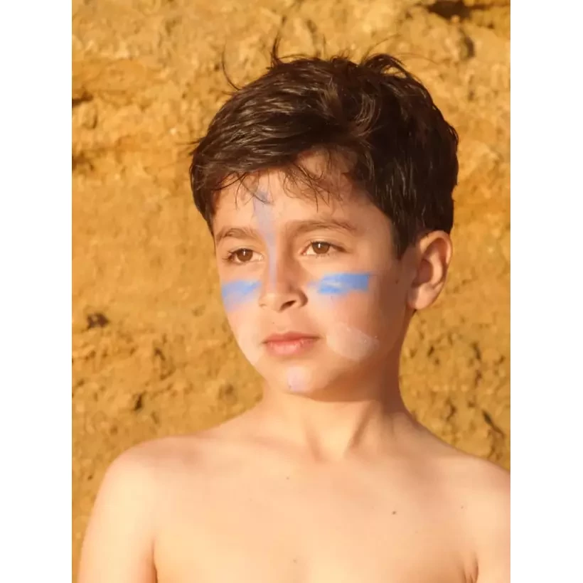 Sonnenschutzstick Tiza Natural Blau