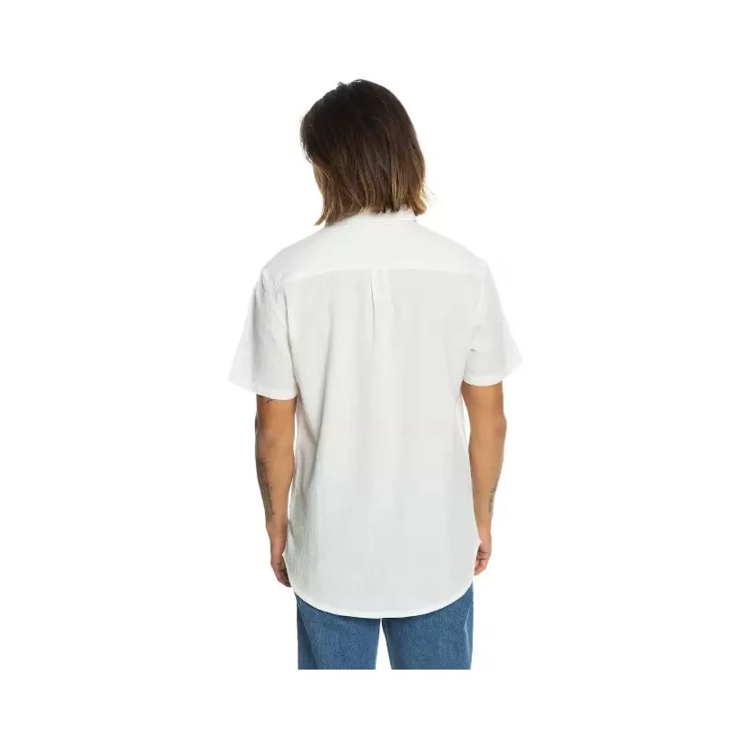 Quiksilver time box blanca shirt