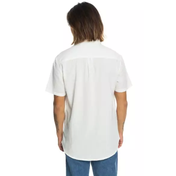 Chemise Quiksilver time box blanca