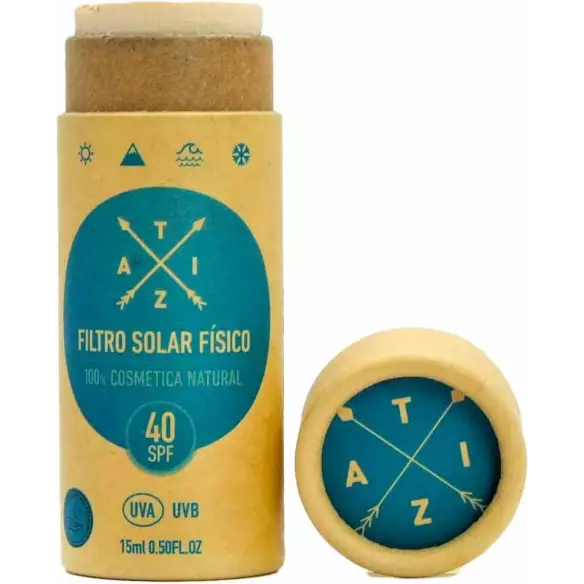 Tiza Natural Beigekleurige zonnebrandstick Tiza Natural Beigekleurige zonnebrandstick