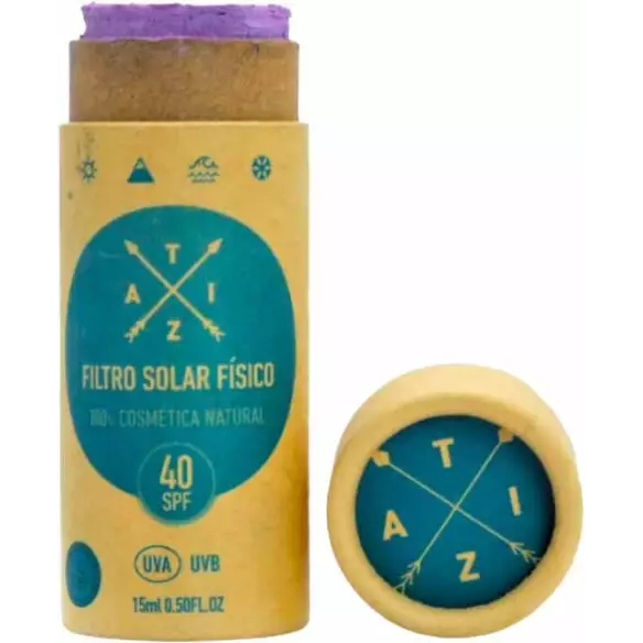 Tiza Natural Paarse zonnebrandstick