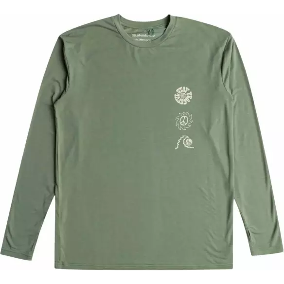 quicksilver Coastal Run sea spray T-shirt