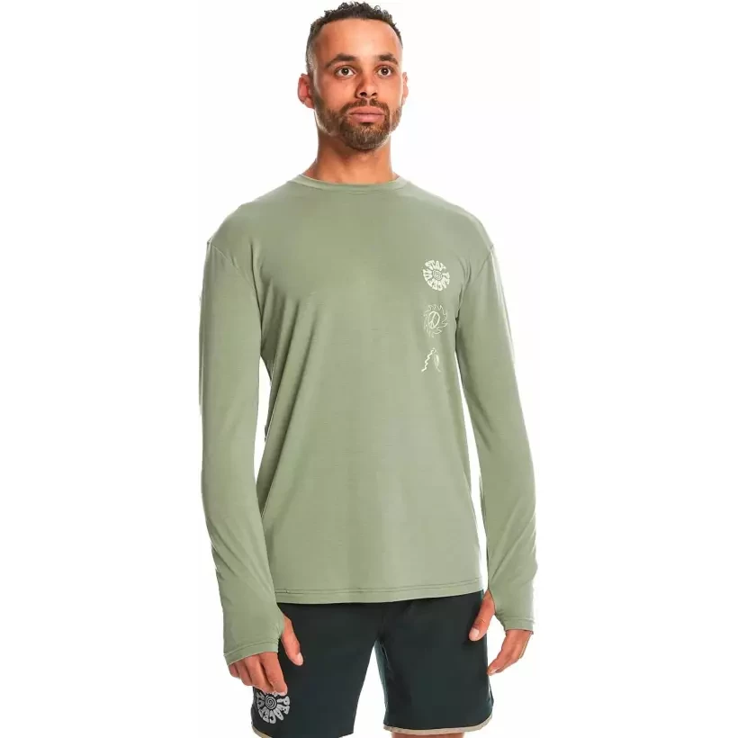Camiseta Quiksilver Coastal Run sea spray