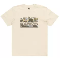 Camiseta quiksilver Tropical Rainbow beige