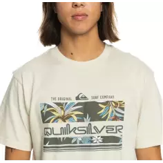 Camiseta quiksilver Tropical Rainbow beige 2