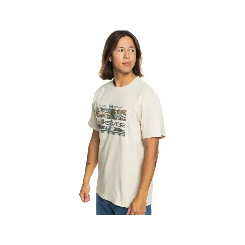 T-Shirt quiksilver Tropical Rainbow beige