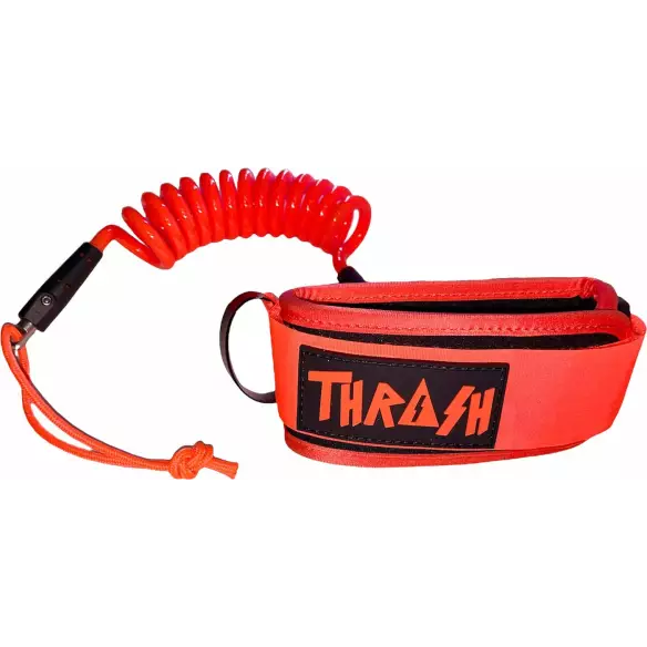 Bodyboard leash Thrash Biceps V-Grip 8mm Orange