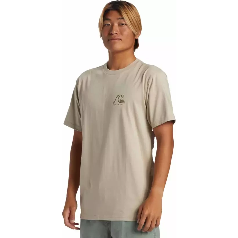 T-shirt quiksilver The Original plaza taupe