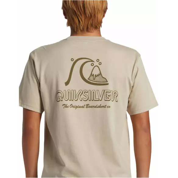 T-shirt quiksilver The Original plaza taupe