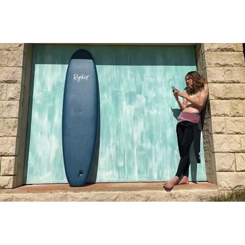 Tabla de surf softboard Ryder Mal Pink/Yellow