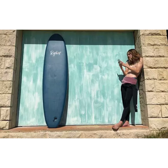 Surfplank softboard Ryder Mal Pink/Yellow