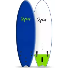 Surfbrett softboard Ryder Fish Midnight Blue/White