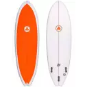 Tavola da surf Isola del Canale in Bianco e Nero