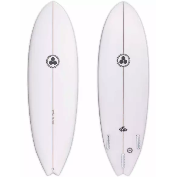 Surfbrett Channel Island Black and White Surfbrett Channel Island Black and White