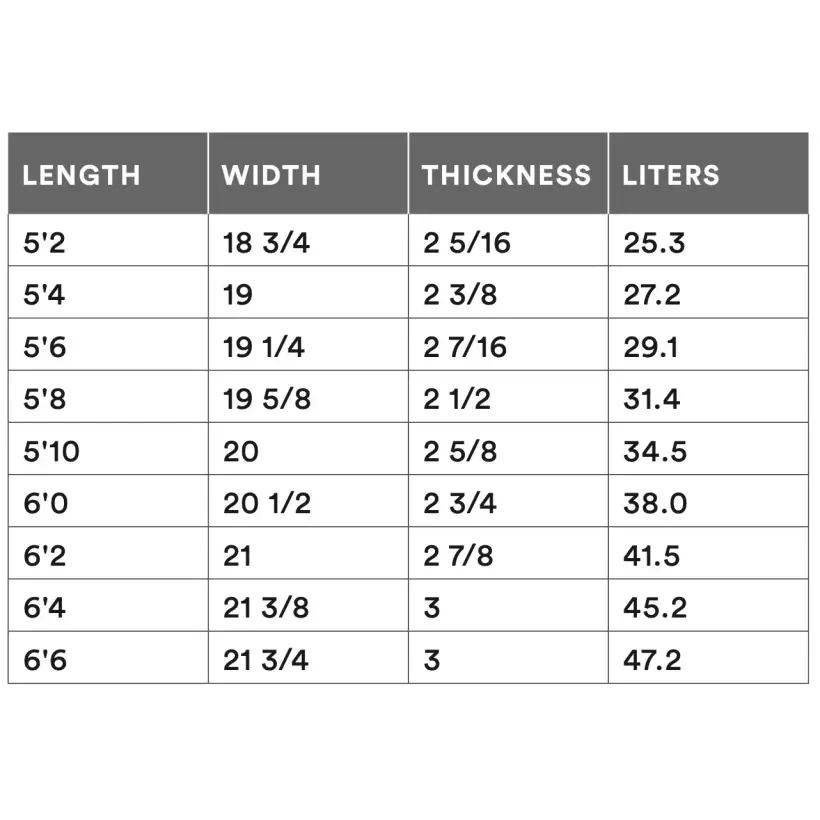 Planche de surf Channel Island Black and White