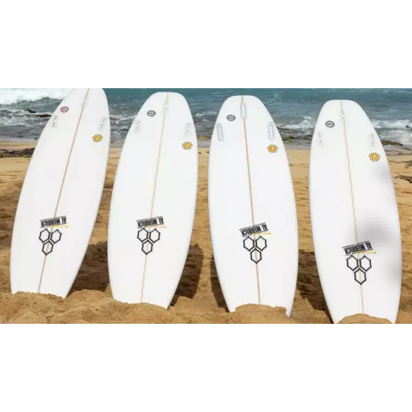 Surfboard Channel Island Black and White Surfboard Channel Island Black and White