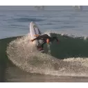 Surfplank Channel Island Zwart en Wit