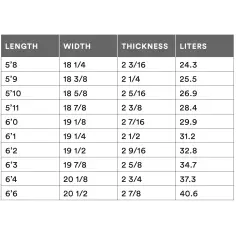 Planche de surf Channel Island Black and White 2