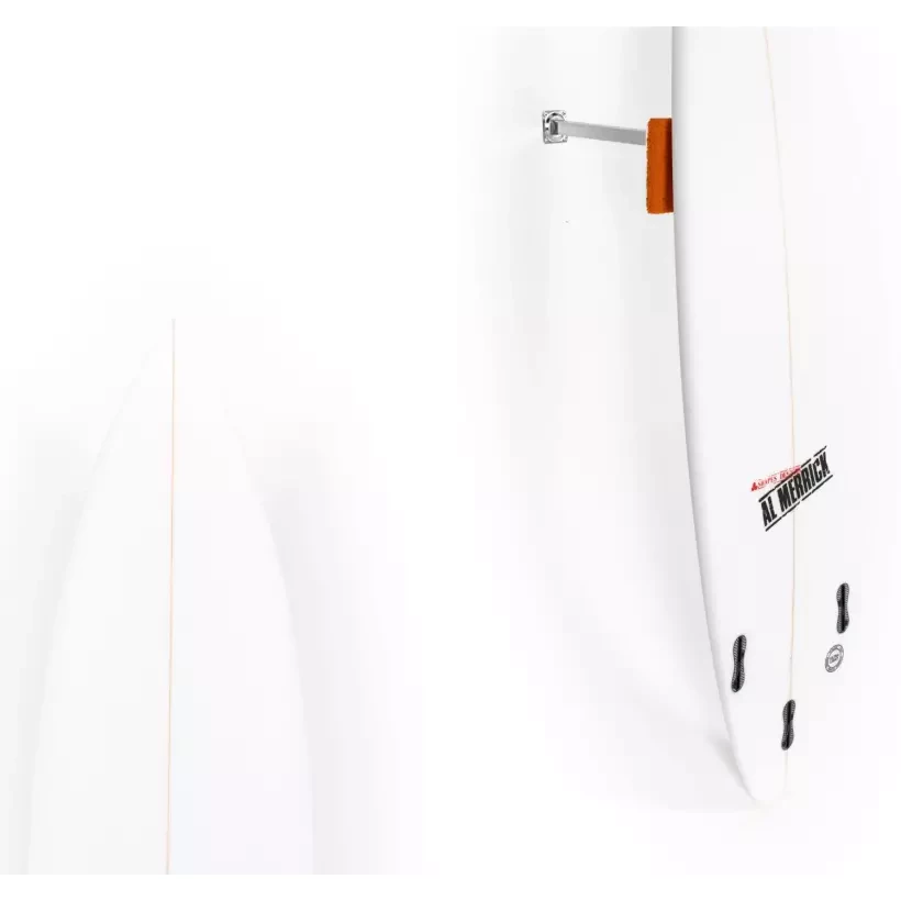 Tavola da surf Isola del Canale in Bianco e Nero