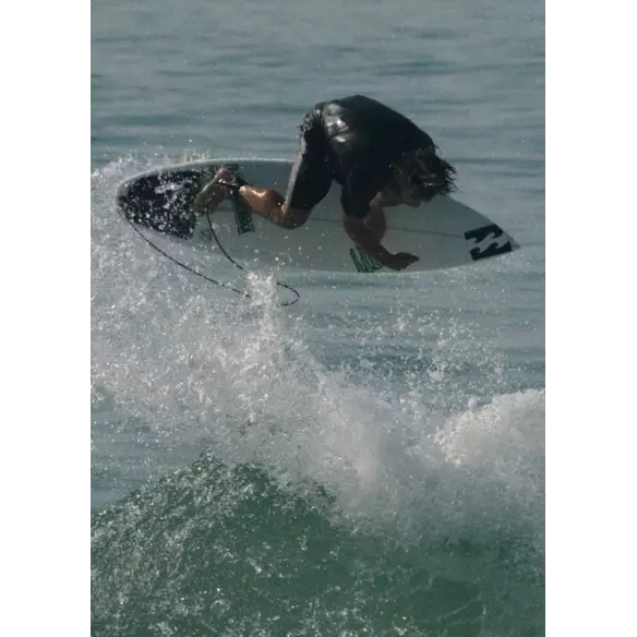 Tavola da surf Isola del Canale in Bianco e Nero